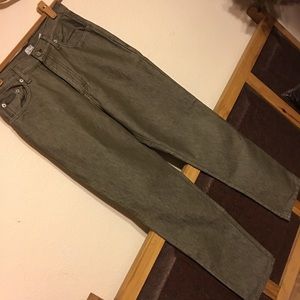 Calvin Klein army green jeans NWOT 8